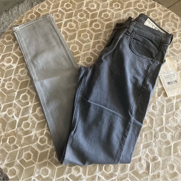 NEW! rag & bone ‘Dre’ mid-rise charcoal ombré skinny jeans (26) - Picture 6 of 9